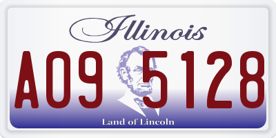 IL license plate A095128