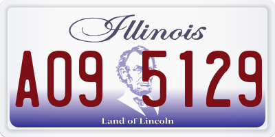 IL license plate A095129