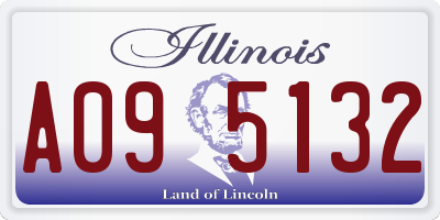 IL license plate A095132
