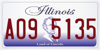 IL license plate A095135