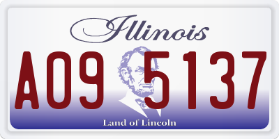 IL license plate A095137