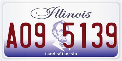 IL license plate A095139