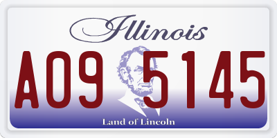 IL license plate A095145