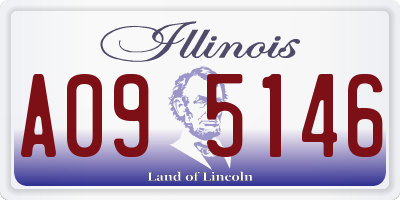 IL license plate A095146