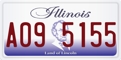 IL license plate A095155