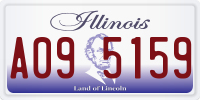IL license plate A095159