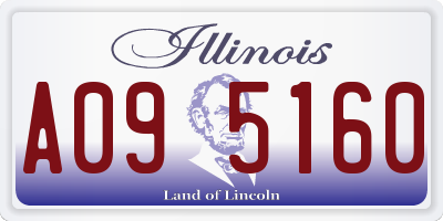 IL license plate A095160