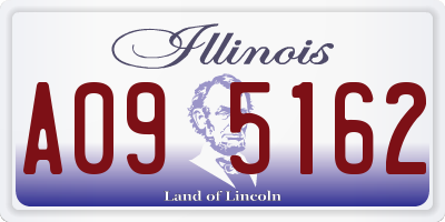 IL license plate A095162