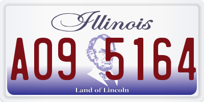 IL license plate A095164