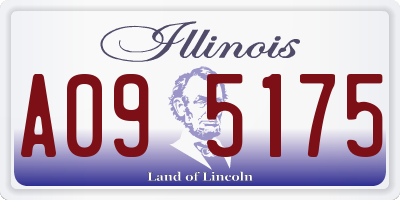 IL license plate A095175