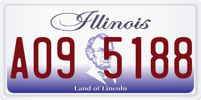 IL license plate A095188