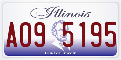 IL license plate A095195
