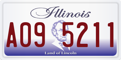 IL license plate A095211