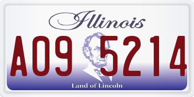 IL license plate A095214