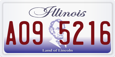 IL license plate A095216