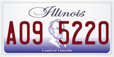 IL license plate A095220