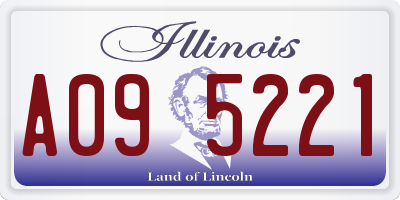 IL license plate A095221