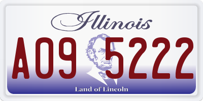 IL license plate A095222