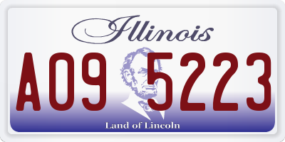 IL license plate A095223