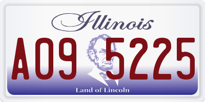 IL license plate A095225