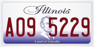 IL license plate A095229