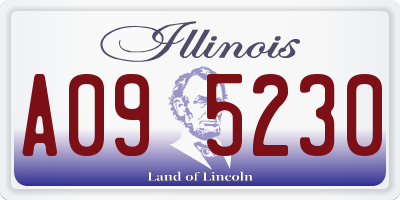 IL license plate A095230