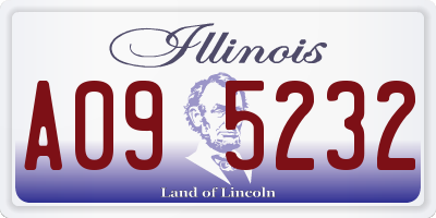 IL license plate A095232