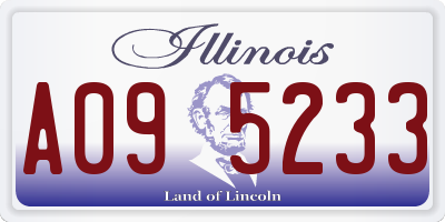IL license plate A095233