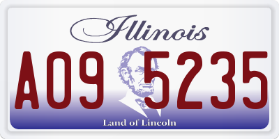 IL license plate A095235