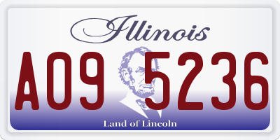 IL license plate A095236