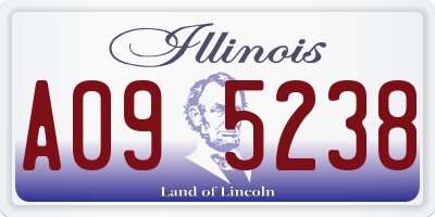 IL license plate A095238