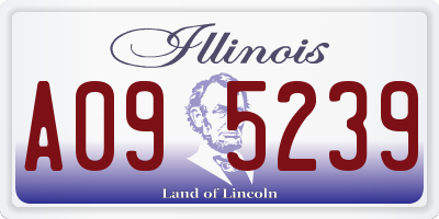 IL license plate A095239