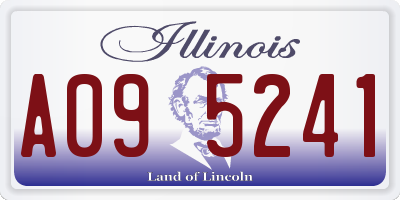 IL license plate A095241