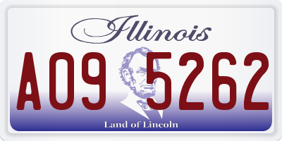 IL license plate A095262