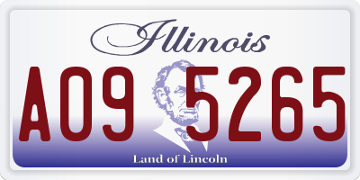 IL license plate A095265