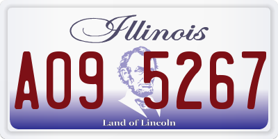 IL license plate A095267