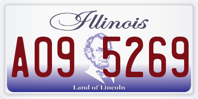 IL license plate A095269
