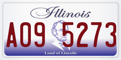 IL license plate A095273