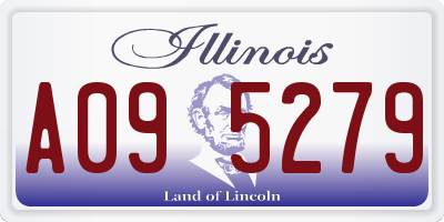 IL license plate A095279