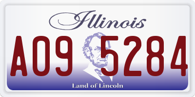 IL license plate A095284