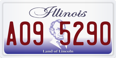 IL license plate A095290