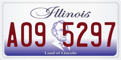 IL license plate A095297