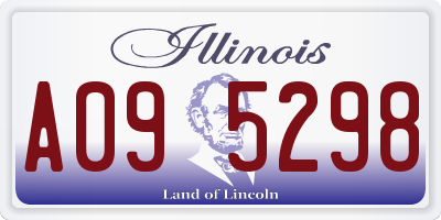 IL license plate A095298