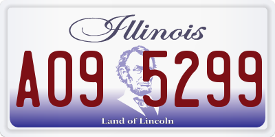 IL license plate A095299