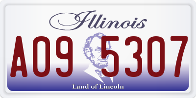 IL license plate A095307