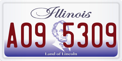 IL license plate A095309