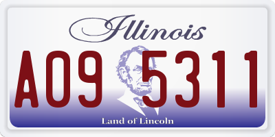 IL license plate A095311