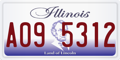 IL license plate A095312