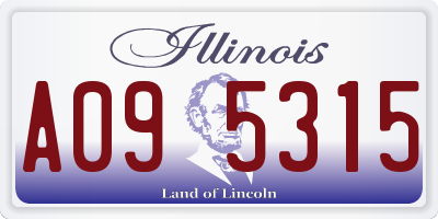 IL license plate A095315