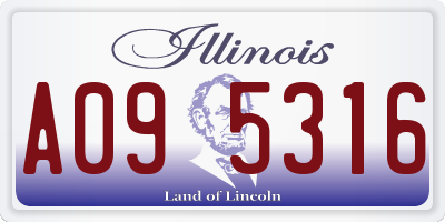 IL license plate A095316